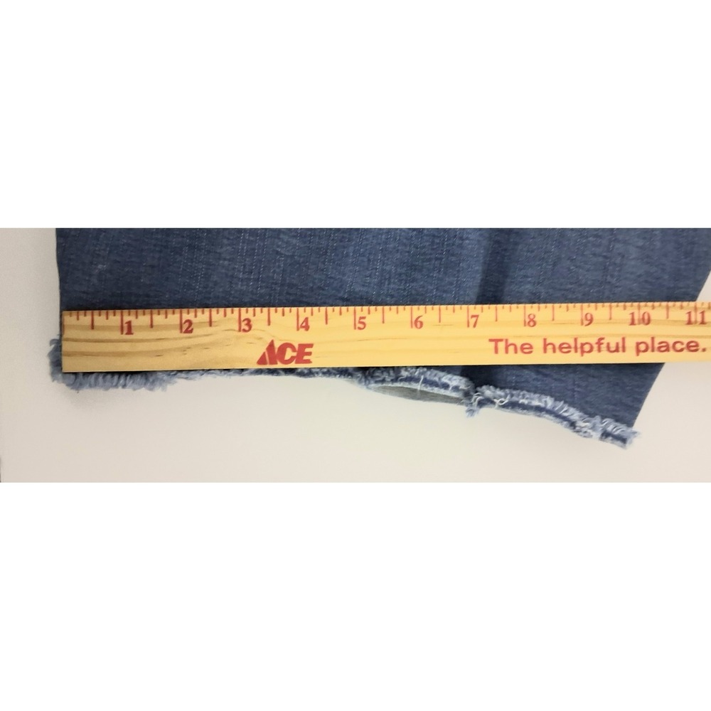 Belle By Kim Gravel Bermuda Shorts Women's Size 20W Frayed Hem TripleLuxe - Picture 14 of 14